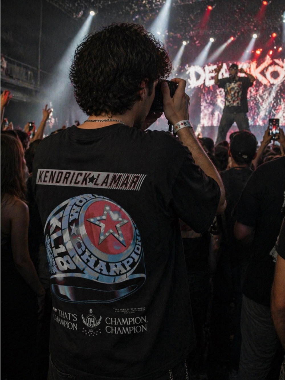 Kendrick Lamar Champion tour T-Shirt